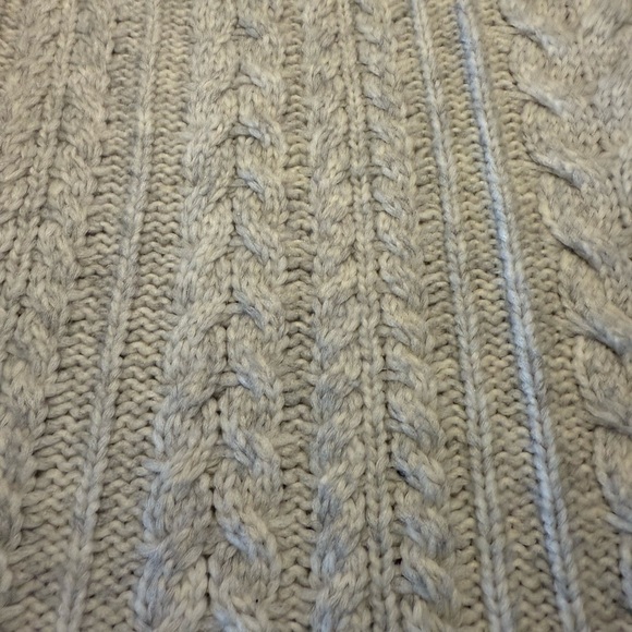 Soft  Surroundings Ivory Knit Wool Sweater SZ M - Picture 9 of 15